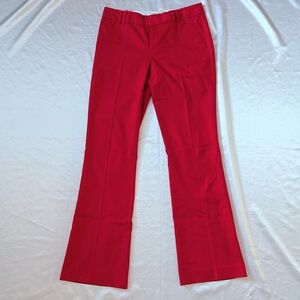 Banana Republic Women's Ryan Fit Flare Leg Red Pants Size 2 Pre-Owned (see note)
